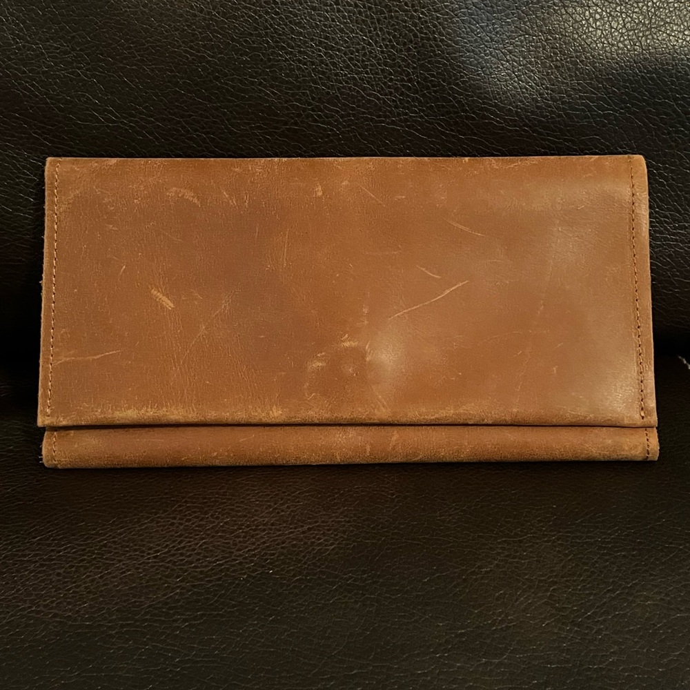 ABLE Brown Leather Wallet